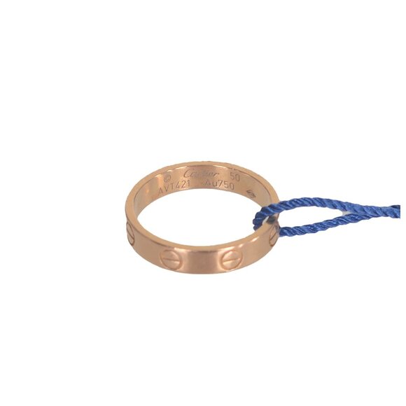 Cartier Love 18k Pink Gold Ring Au750